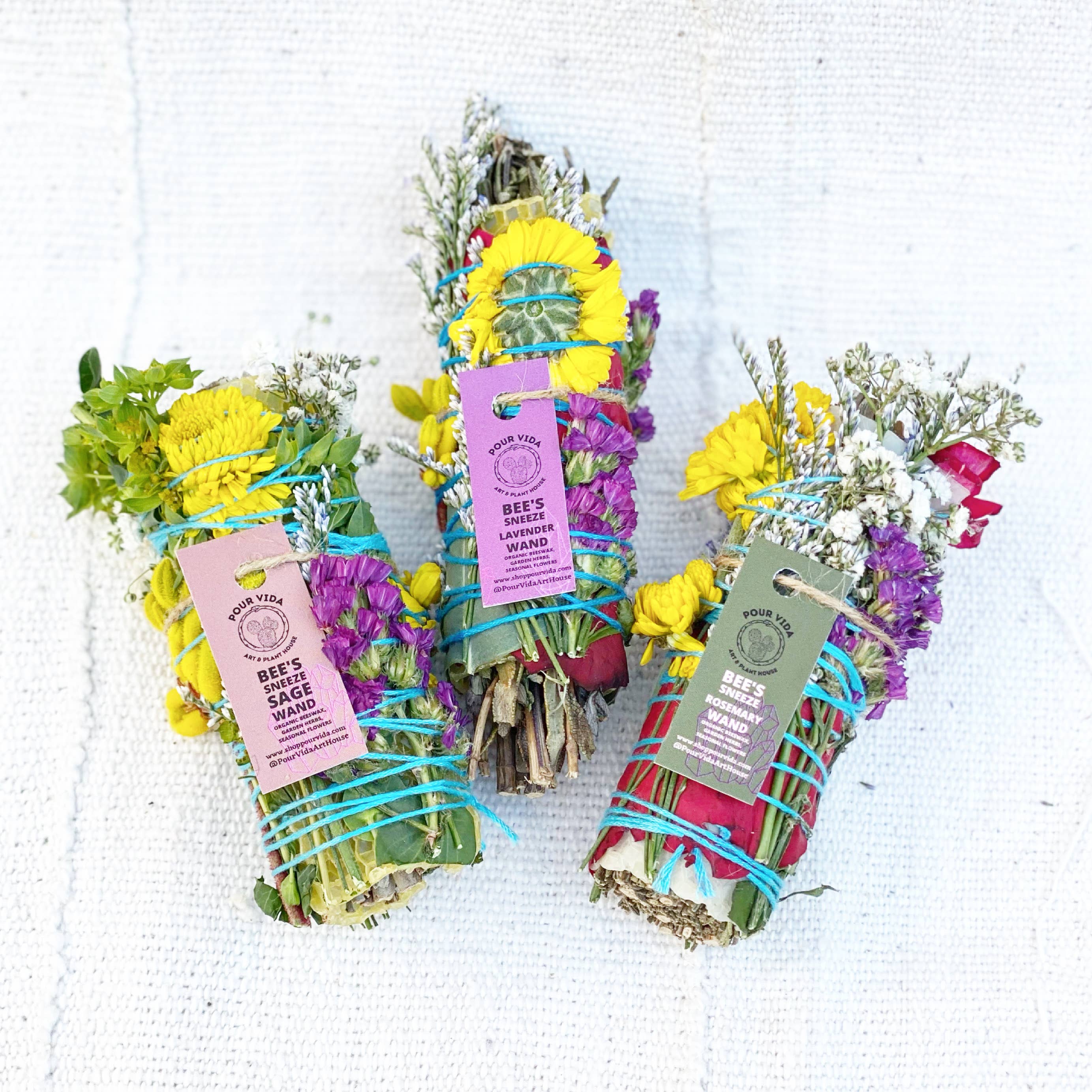 Pour Vida - Wholesale Smudge Stick - Bee's Sneeze ROSEMARY Smudge Stick1