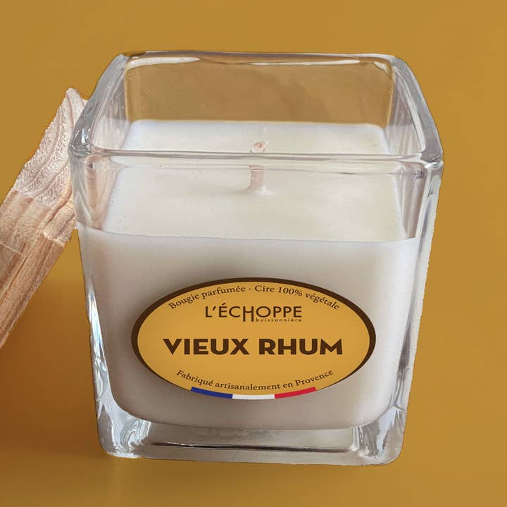 L'Échoppe Buissonnière - Wholesale Jar/Filled Candle - Old Rum - Scented Candle 85g0