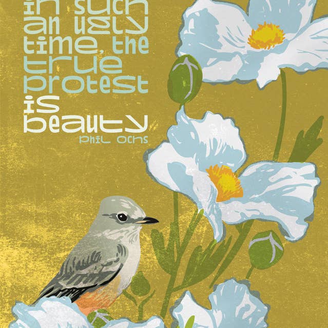 RIN-18 Wahrer Protest ist Schönheit Aufkleber für den Großhandel von Rigel Paper