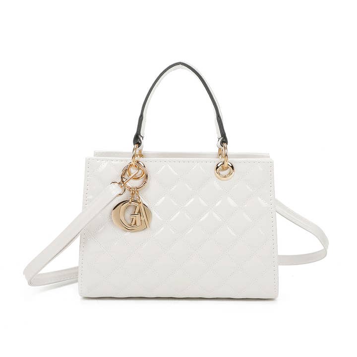 Gallantry - Wholesale Top Handle Bag - Women's - La Matelassé Shiny (C-0169-2B)2