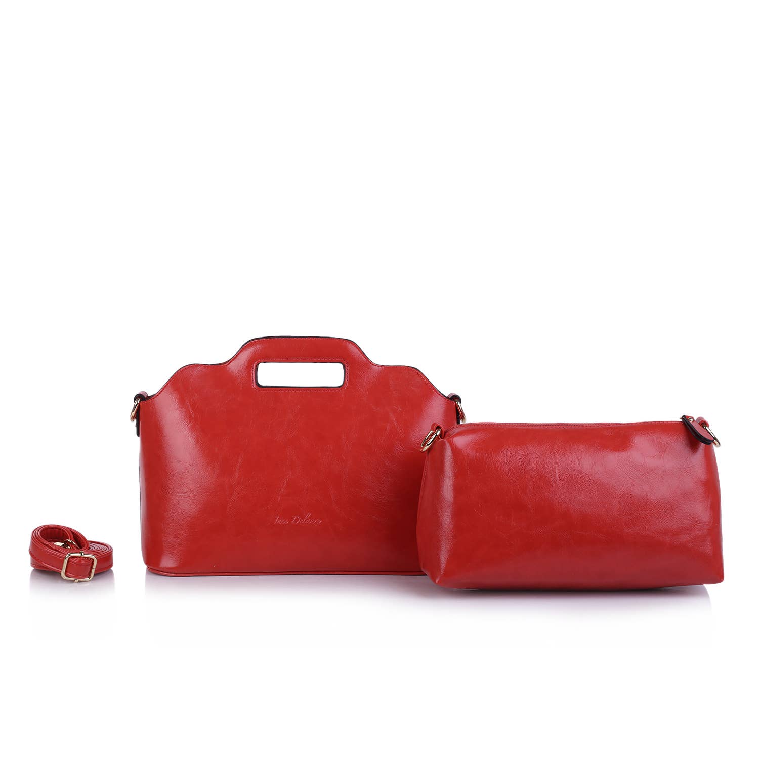 INES DELAURE – wholesale Top handle bag – women's – “Two in one” handbag23