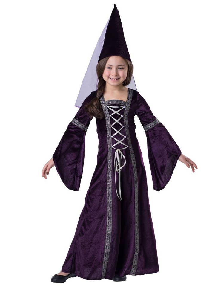 Purple Medieval Renaissance Princess Costume for wholesale by Dress Up America