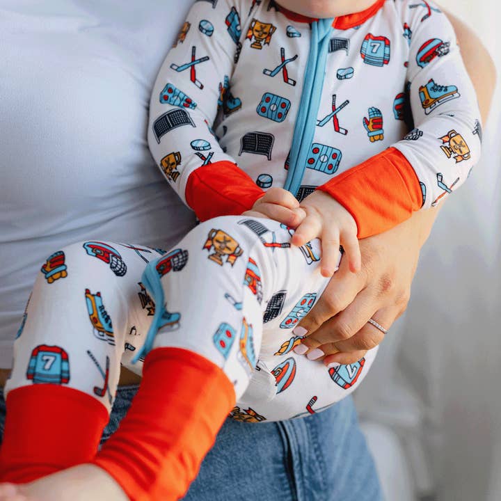 Hockey Zippy One-Piece for wholesale by Tailgate Tikes