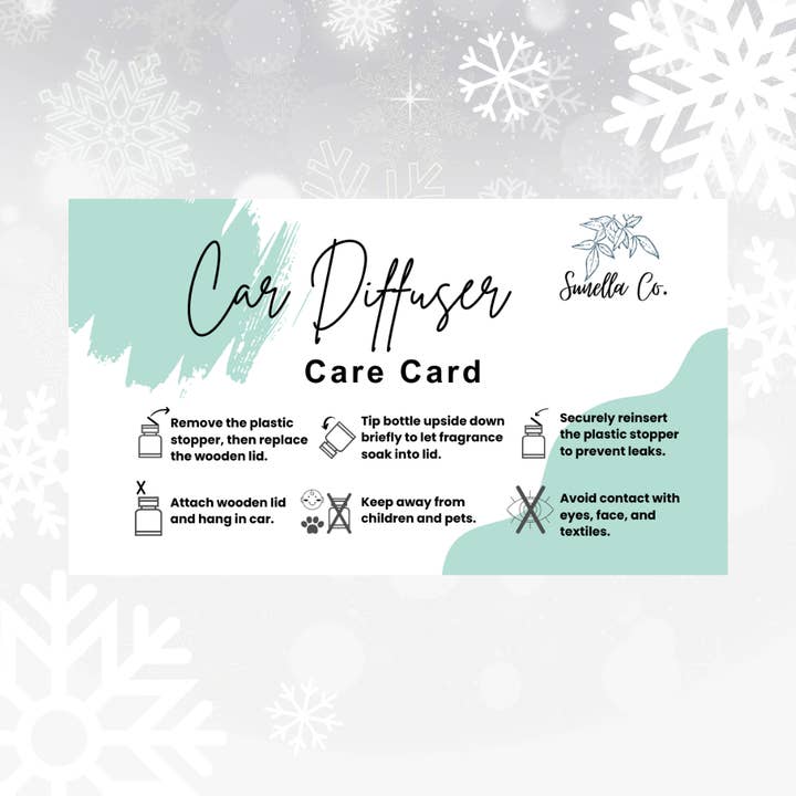 Sunella Co. - Wholesale Car Freshener - Unisex - New Holiday Christmas Scents - Car Diffusers Air Freshener5