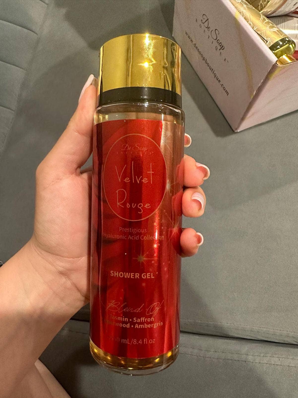 De Soap Boutique TM - Vente Lotions corporelles/Gels douches - Gel douche Velvet Rouge2