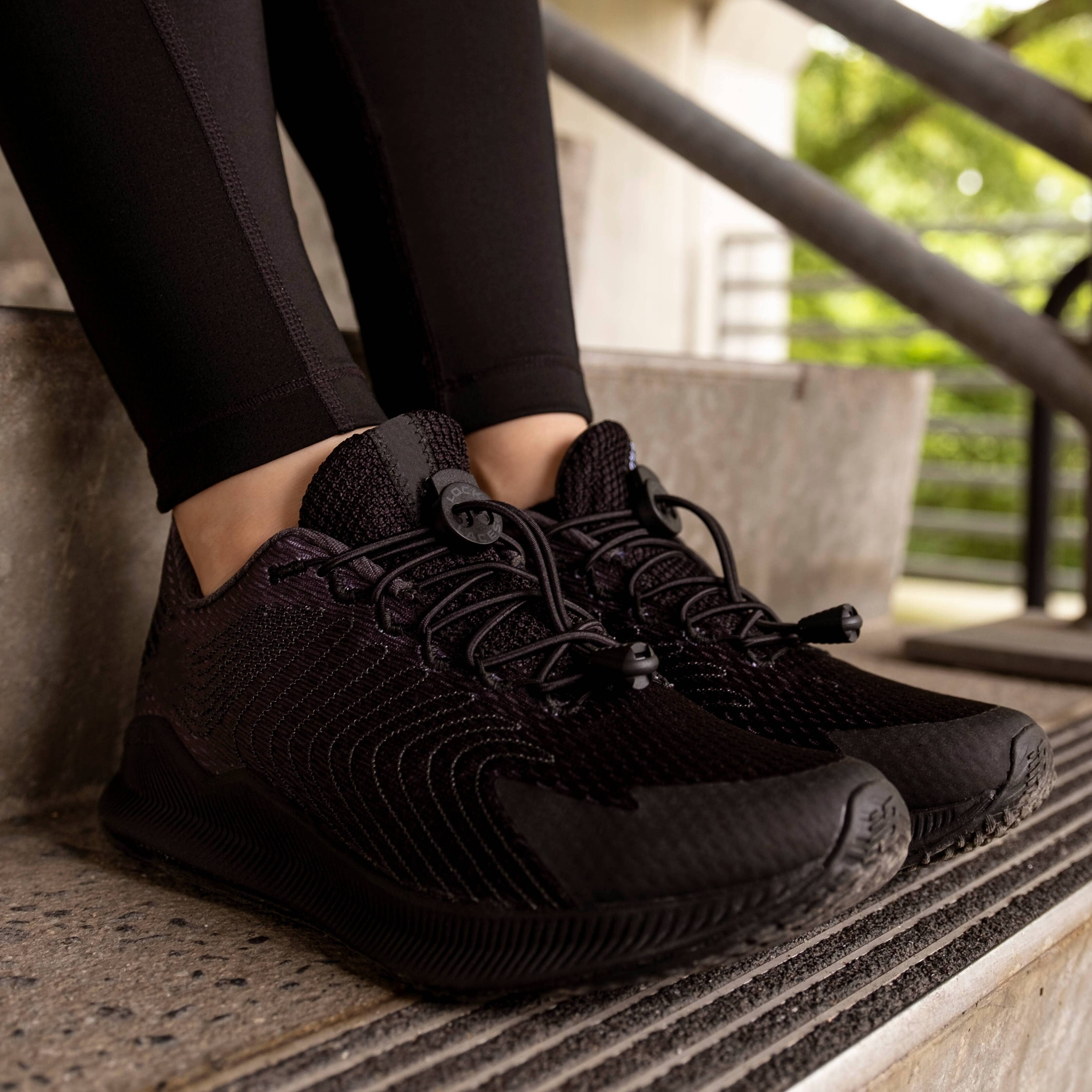 LOCK LACES - Wholesale Shoelaces - Unisex - Black Solid5