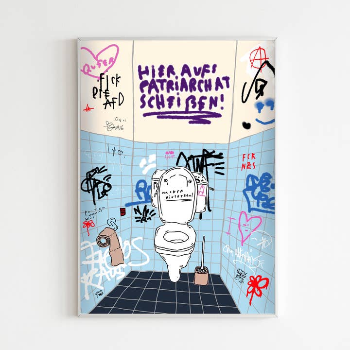 HIER AUFS PATRIARCHAT SCHEIßEN für den Großhandel von madebyjonas