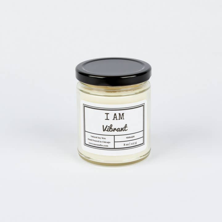I AM Vibrant - Affirmation Candle for wholesale by C.A.S Candles