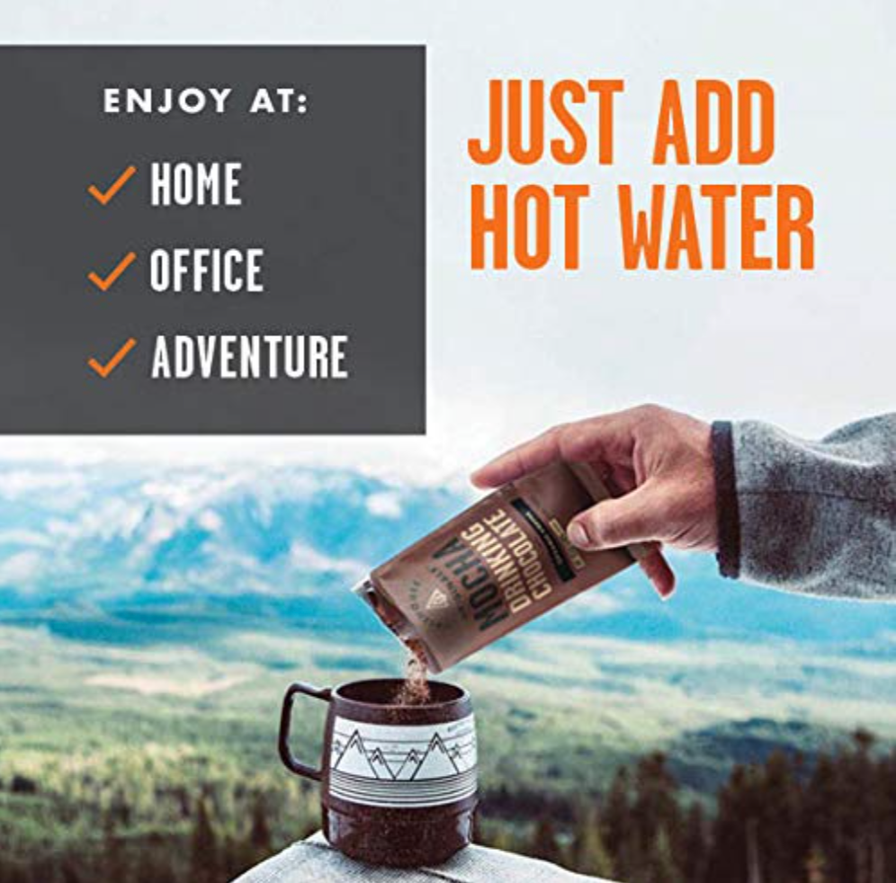 Treehouse Originals - Wholesale Hot Cocoa Mix/Kit - Mocha InstaCoffee Organic Dark Hot Chocolate, Single Serving2