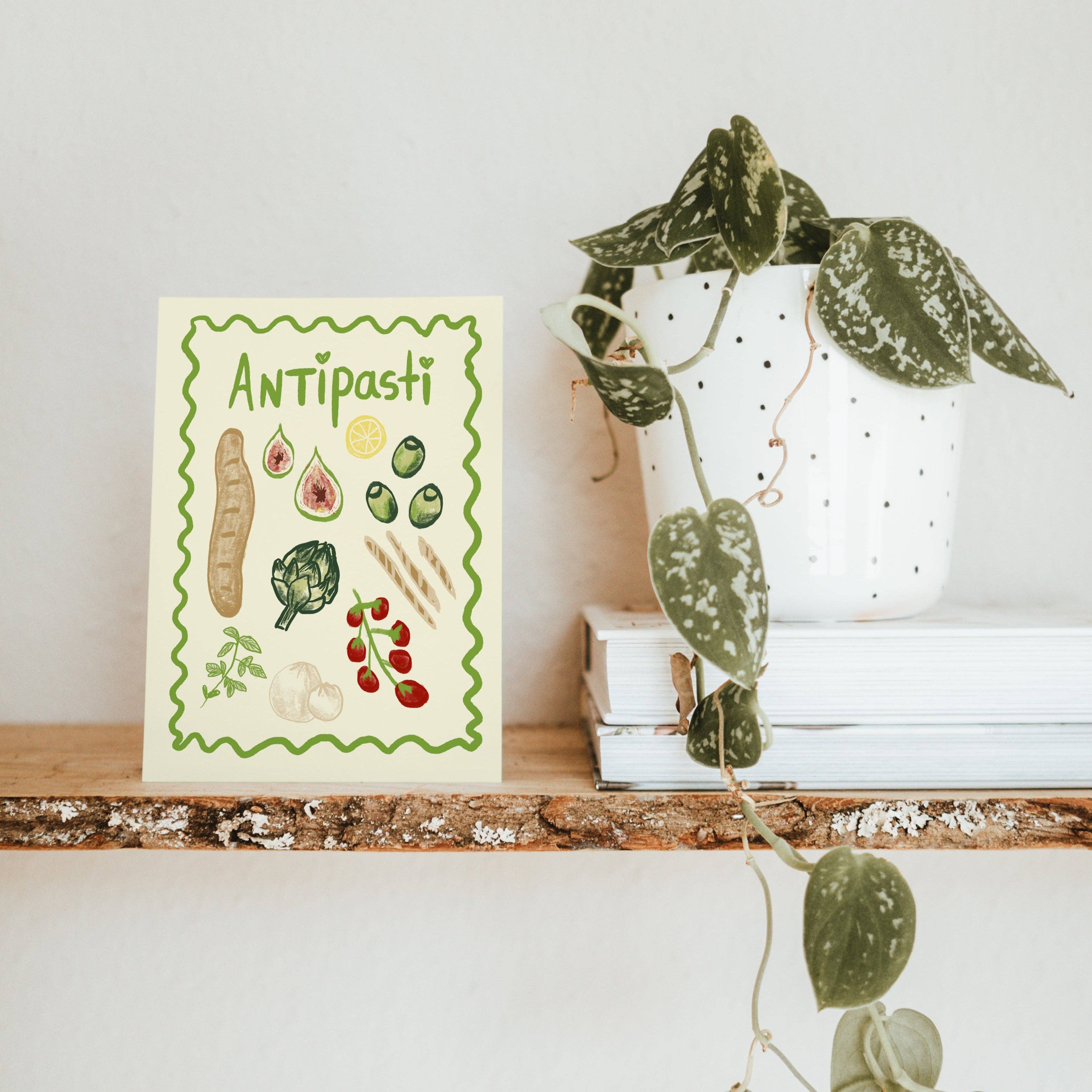 Studio Dolci - Wholesale Postcard - POSTCARD ANTIPASTI4