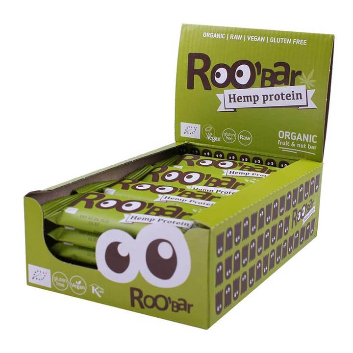 Smart Organic - Wholesale Snack Bar - Hemp Protein Bar, Bio, Roobar, 30g6