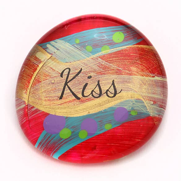 Gather Stones - Words - Kiss for wholesale by Gather Studios