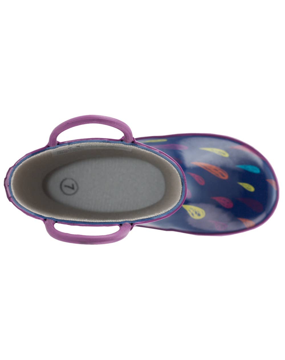 Oaki - Wholesale Rain Boots - Kids - Loop Handle Boots, Colorful Raindrops4