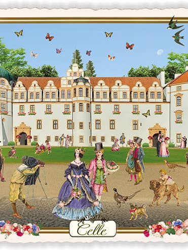 City Postcard, Celle, Castle (Landscape); PK1189 for wholesale by Actetre Deutschland Gmbh