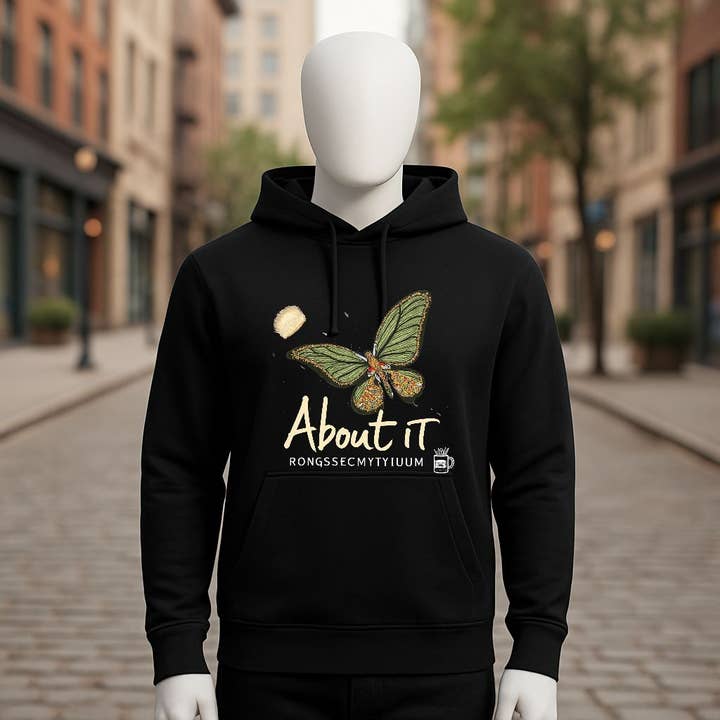 Black hoodie for wholesale by fabrica personalizacion