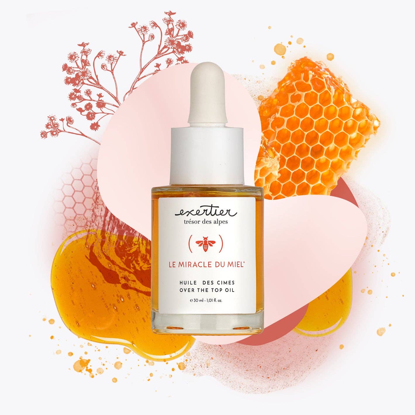 Exertier trésor des Alpes – Engroshandel Ansigtsolie – L'OILE DES CIMES - Plumping og udstråling1