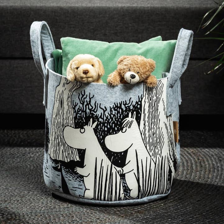 MOOMIN | Storage Basket | Secret Place | 30 Litres | Made from Recycled Plastic for wholesale by Treacle George (Muurla)