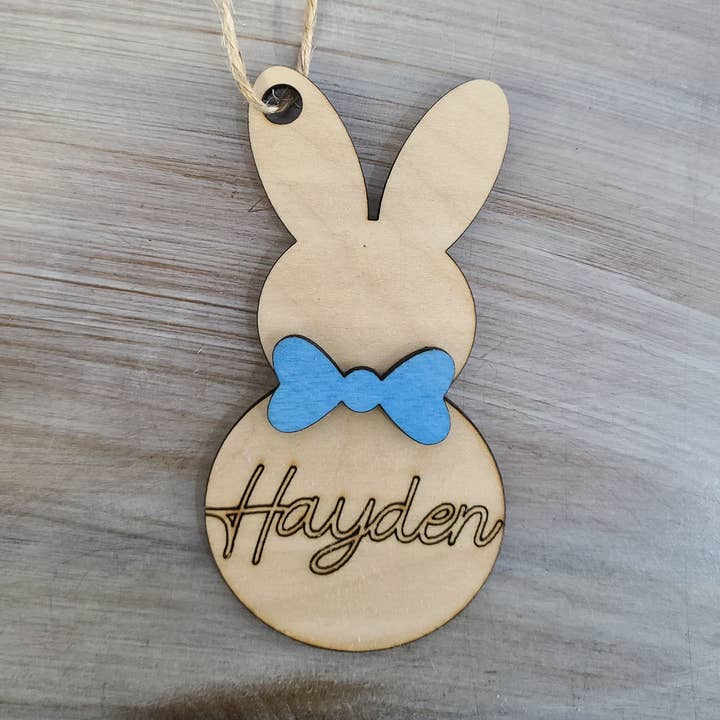 Personalized Easter Basket Tag for wholesale by LB Personalized Design