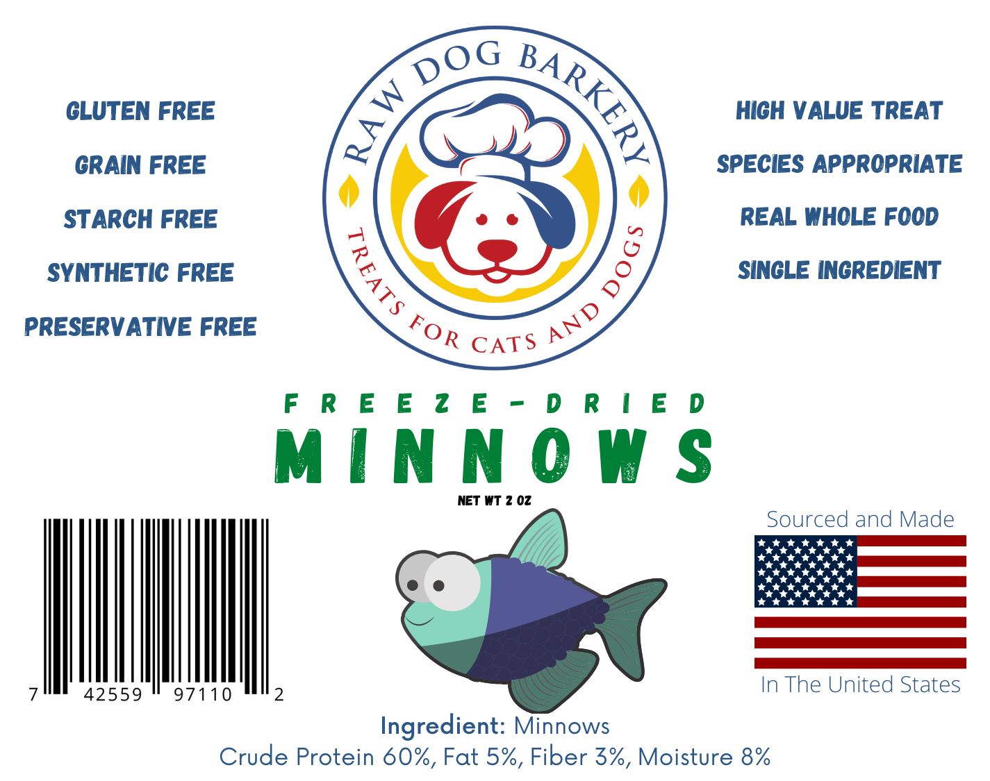 Freeze dried minnows bulk sale