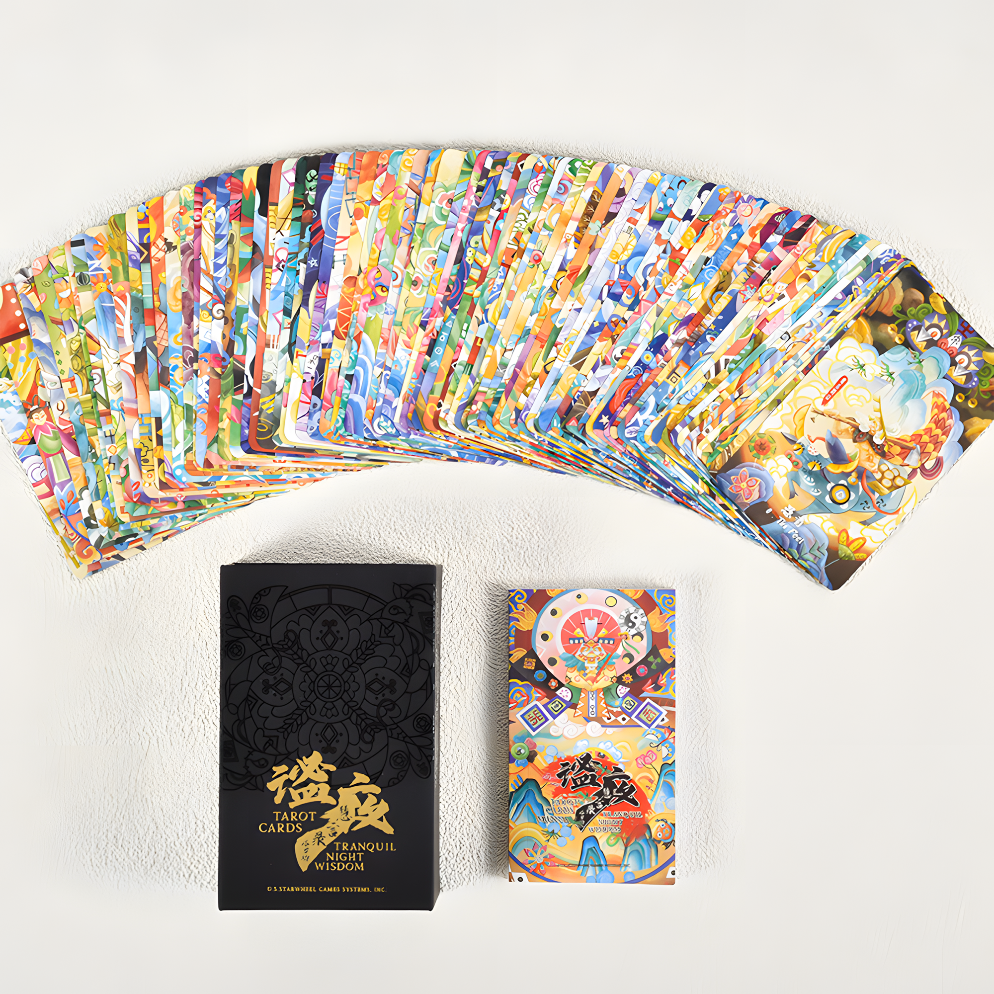 Vermilion Collection – wholesale Tarot cards – Tranquil Night Wisdom Tarot23