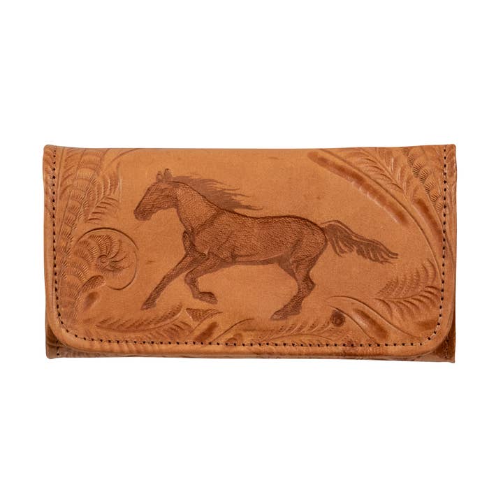 Hitchin' Post Tri-Fold Wallet for wholesale by American West