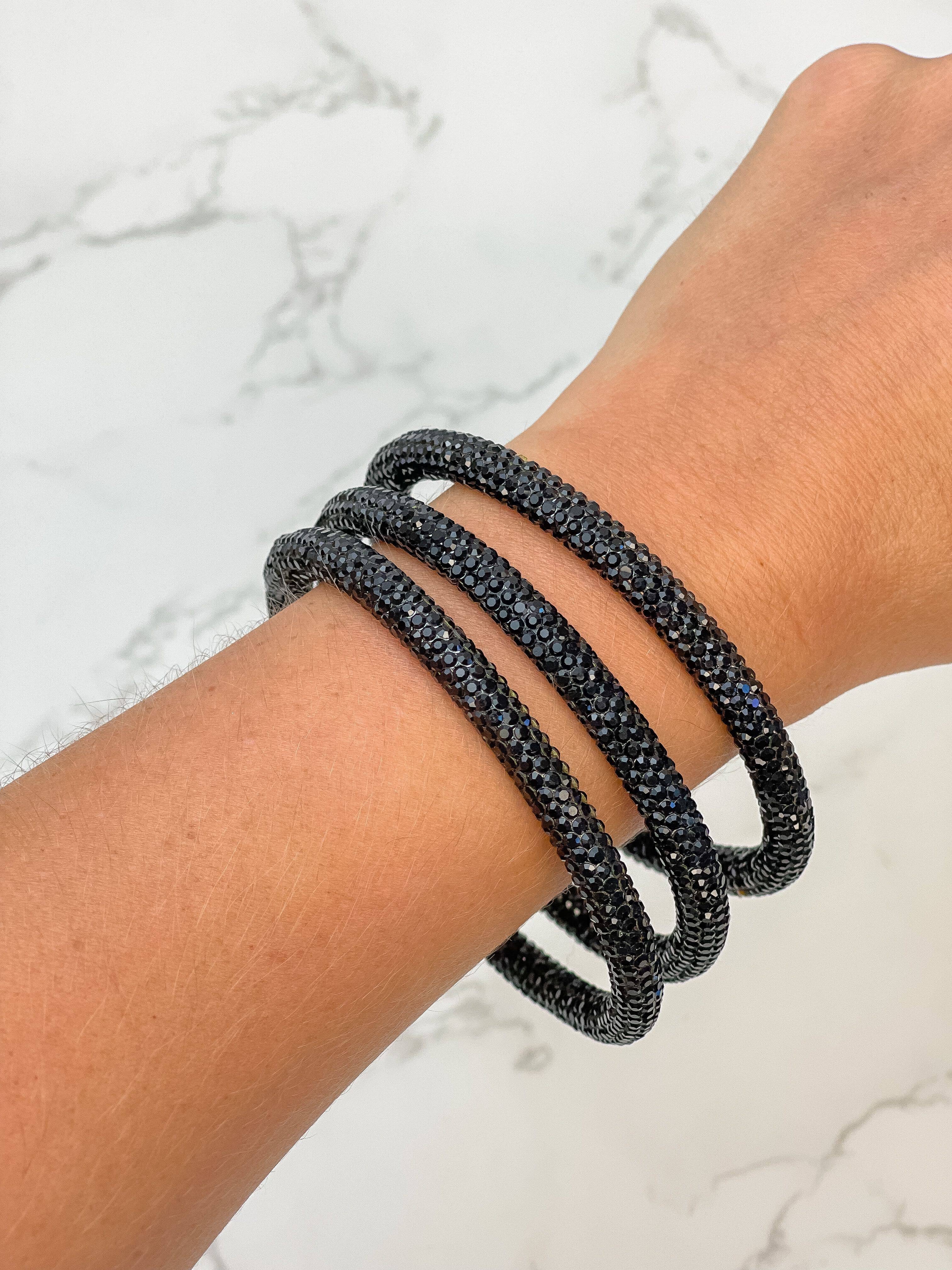 Prep Obsessed Wholesale - Vendita all'ingrosso Parure di gioielli - Set di braccialetti con strass10