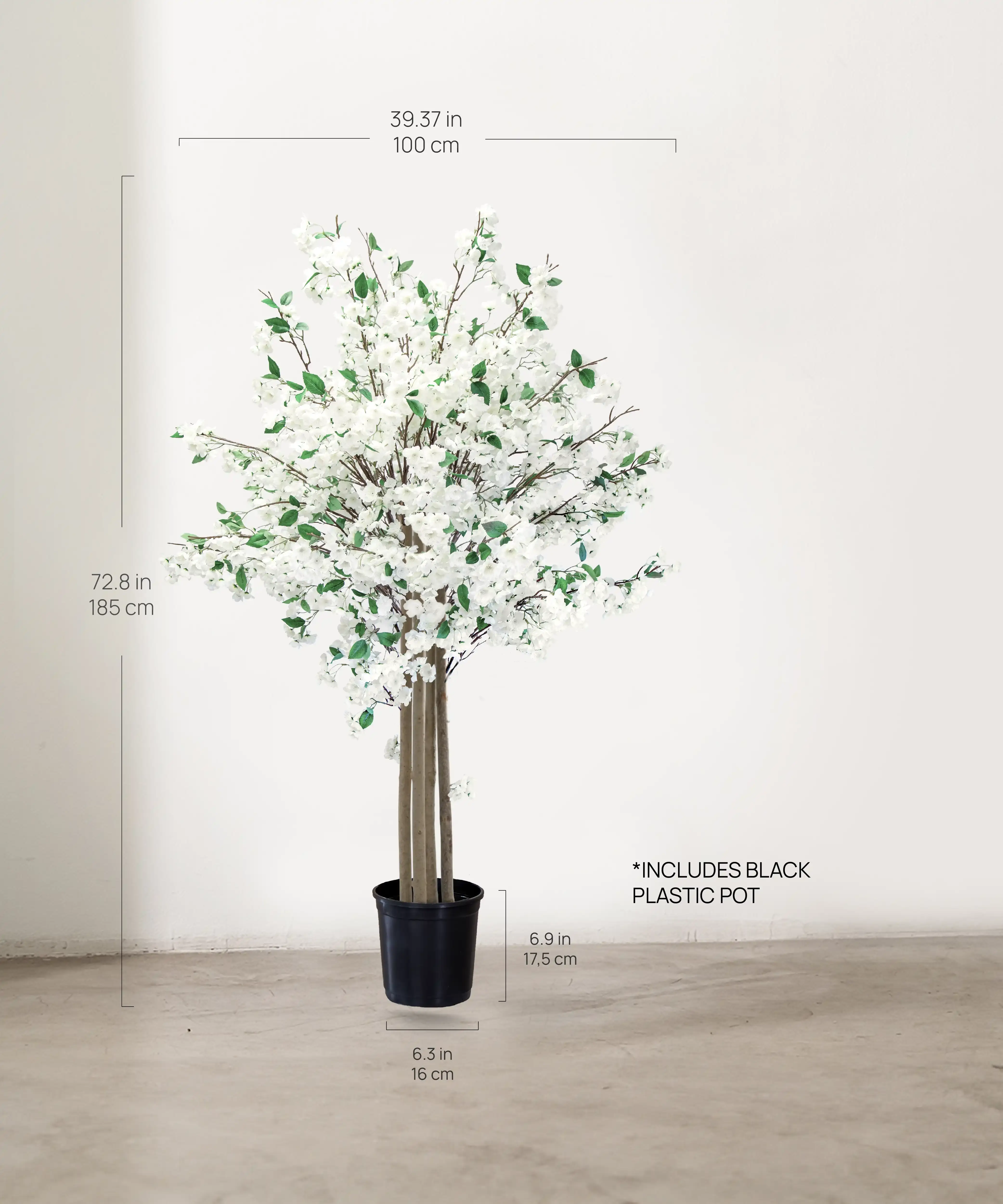 Maia Shop – wholesale Artificial plant – Artificial Almond Tree 185 cm3