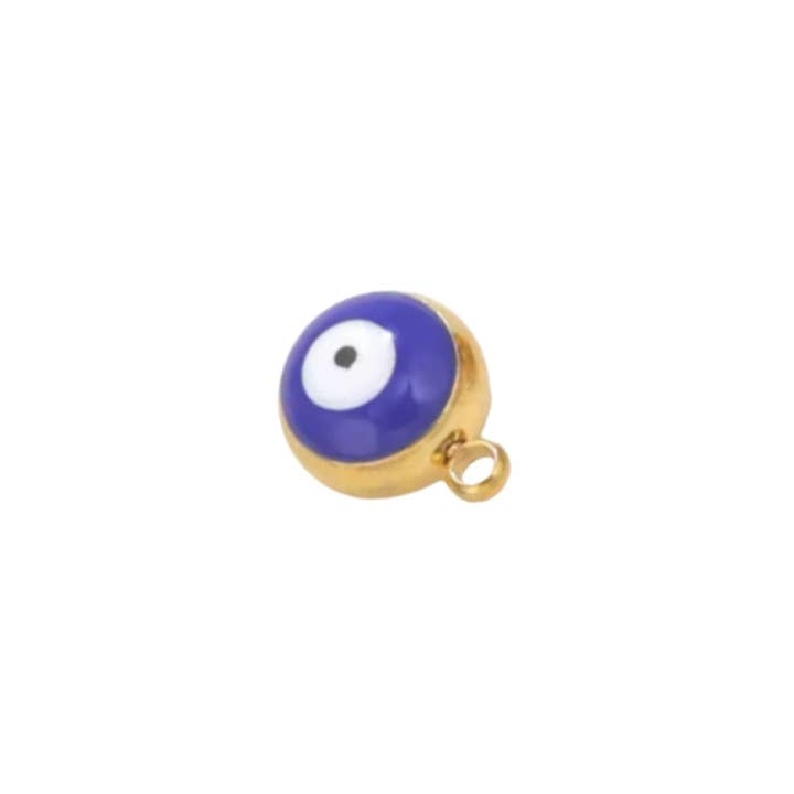 Blue Evil Eye Charm for wholesale by Coco Luna Collection