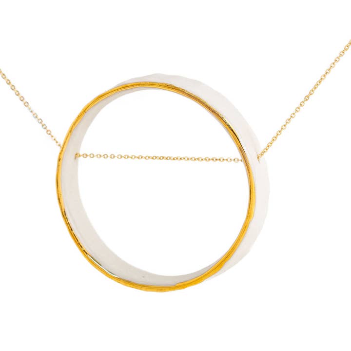 Jenna Vanden Brink Ceramics - Wholesale Pendant/Charm Necklace - Circle Necklace