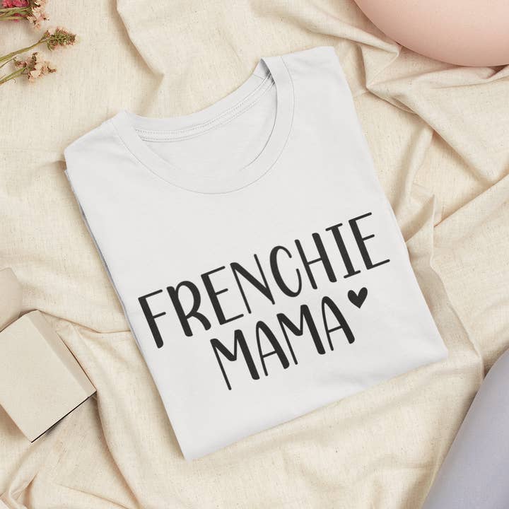 Hund Mor | Frenchie Mama T-shirt for engroshandel hos Vixen Fluffy Paws