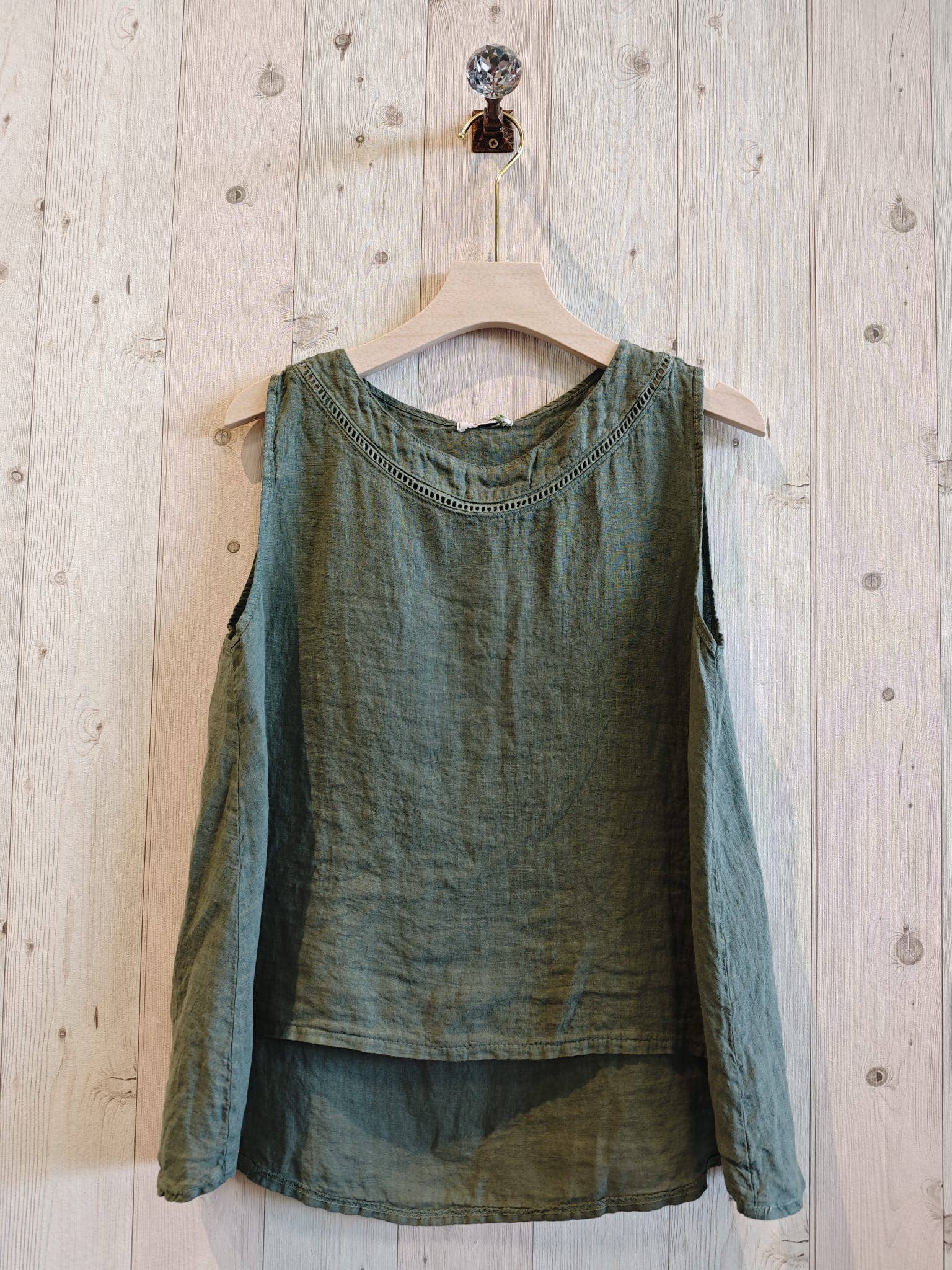 Linen & More - Wholesale T-Shirt - Women's - REF 17620 100% LINEN T-SHIRT11