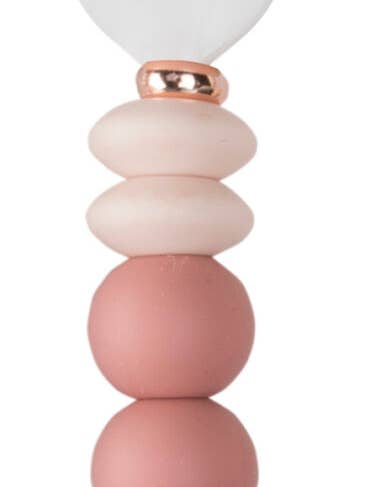 Rosewood Heart Fopspeenclip voor meisjes voor wholesale door Adora Baby Gifts