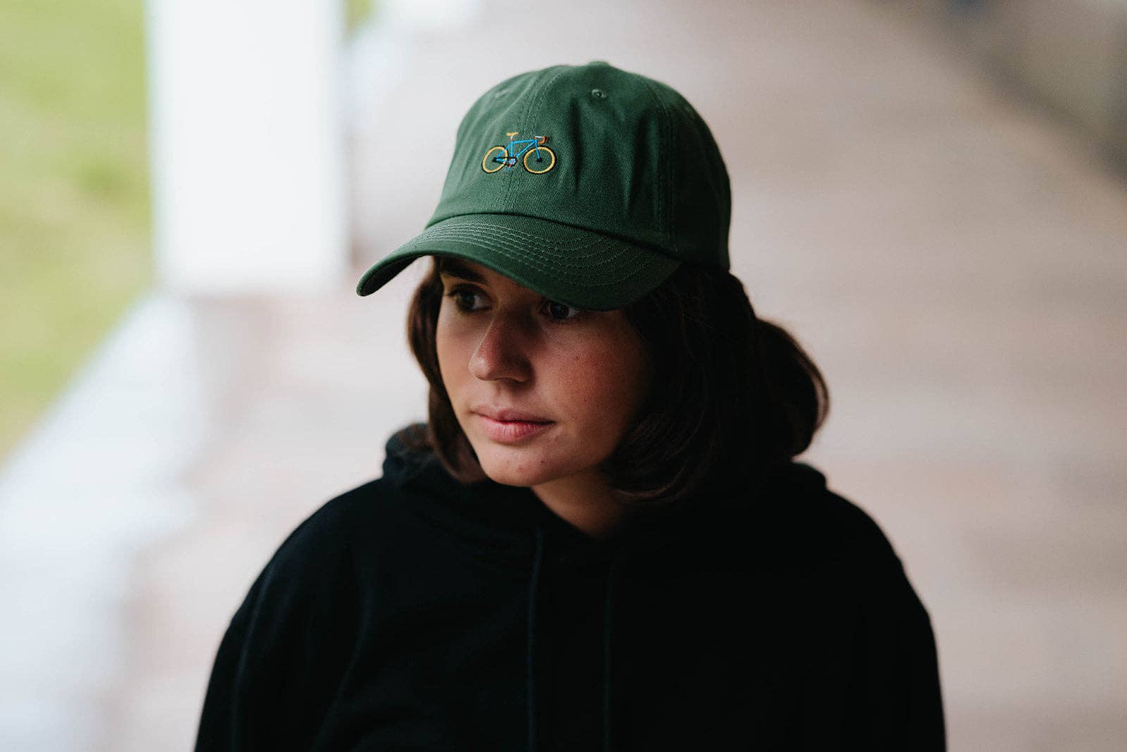 Green Fiets - Groene Baseballpet for wholesale on Faire6