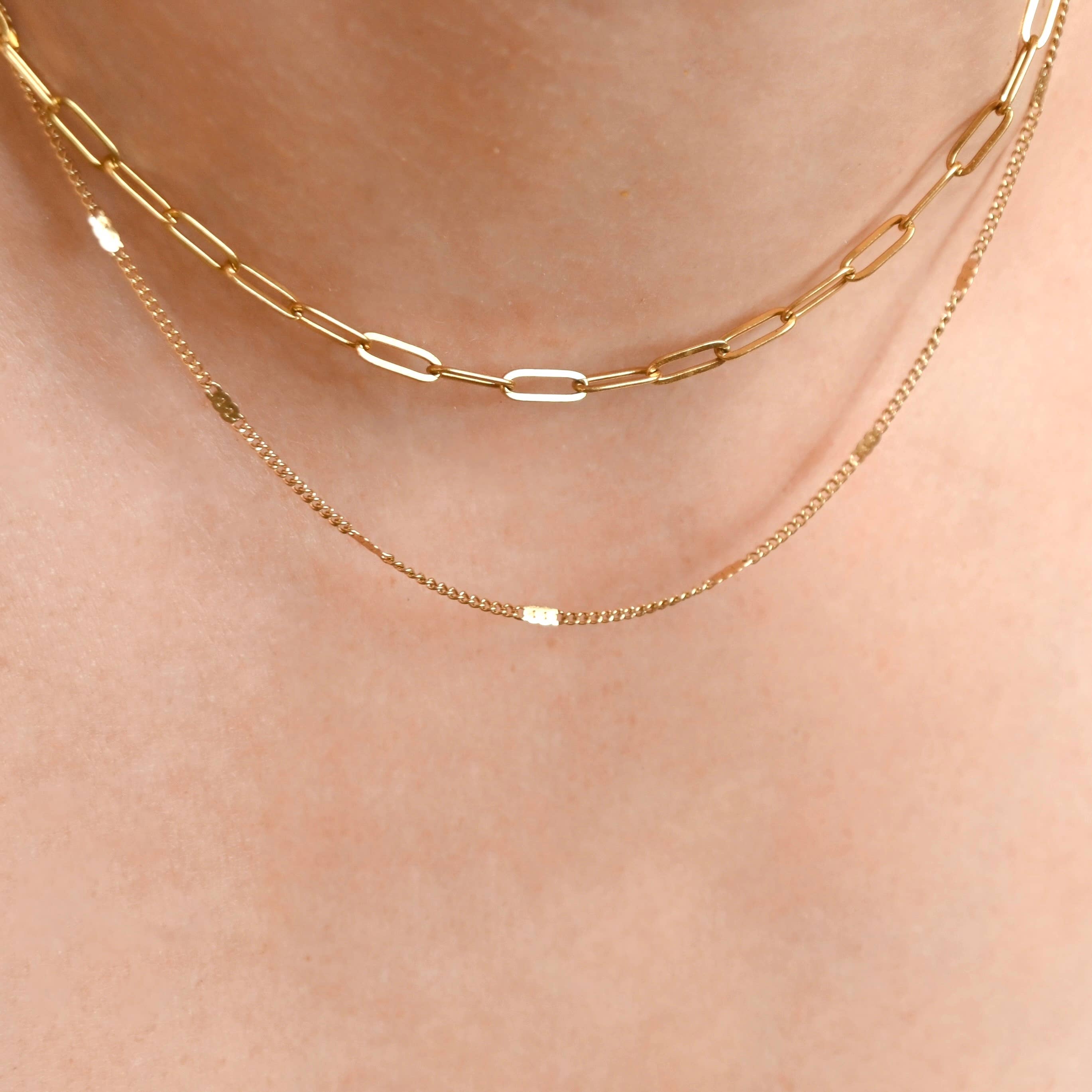 Blueyejewelry - Wholesale Link & Chain Necklace - Specialty Chain Necklaces - Waterproof Gold Chains3