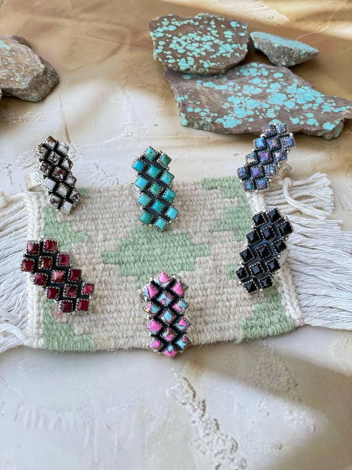 Håndlavede justerbare SEDONA ringe i sterlingsølv for engroshandel hos Nizhonitradersllc