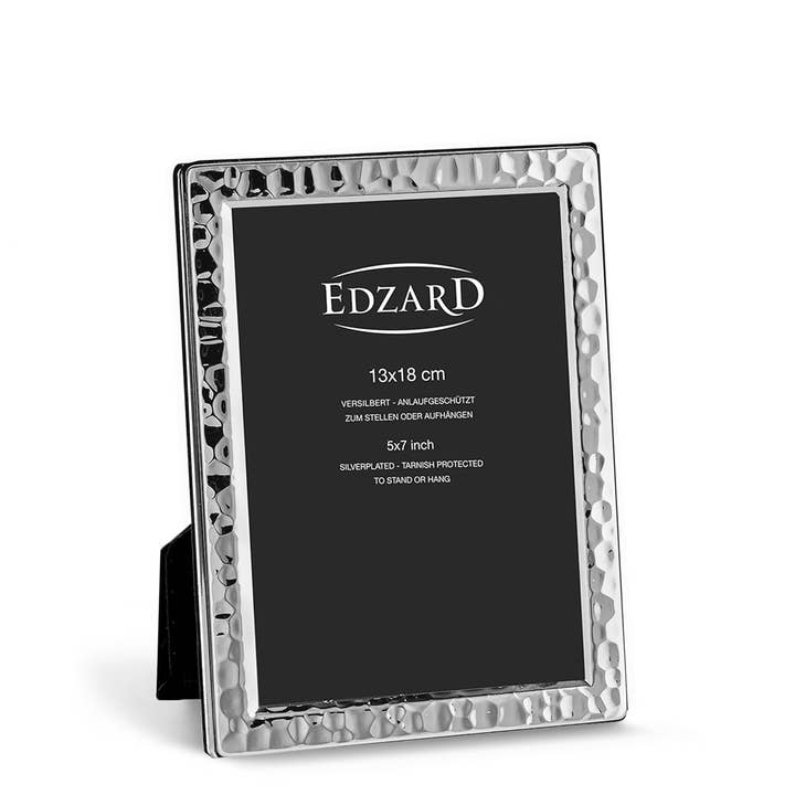 Photo Frame Pavia for Photo 13 x 18 cm, silver-plated for wholesale by EDZARD