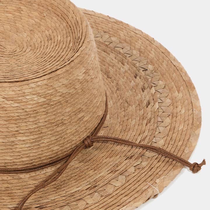 KA Palm Leaf Pork Pie Hat for wholesale on Faire2