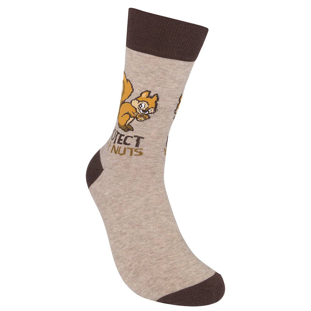 Funatic - About Face Designs - Nice Enough Merch Co – Großhandel Socken – Herren – Schütze Deine Nüsse Socken | Lustig | Herrensocken | Funatic8