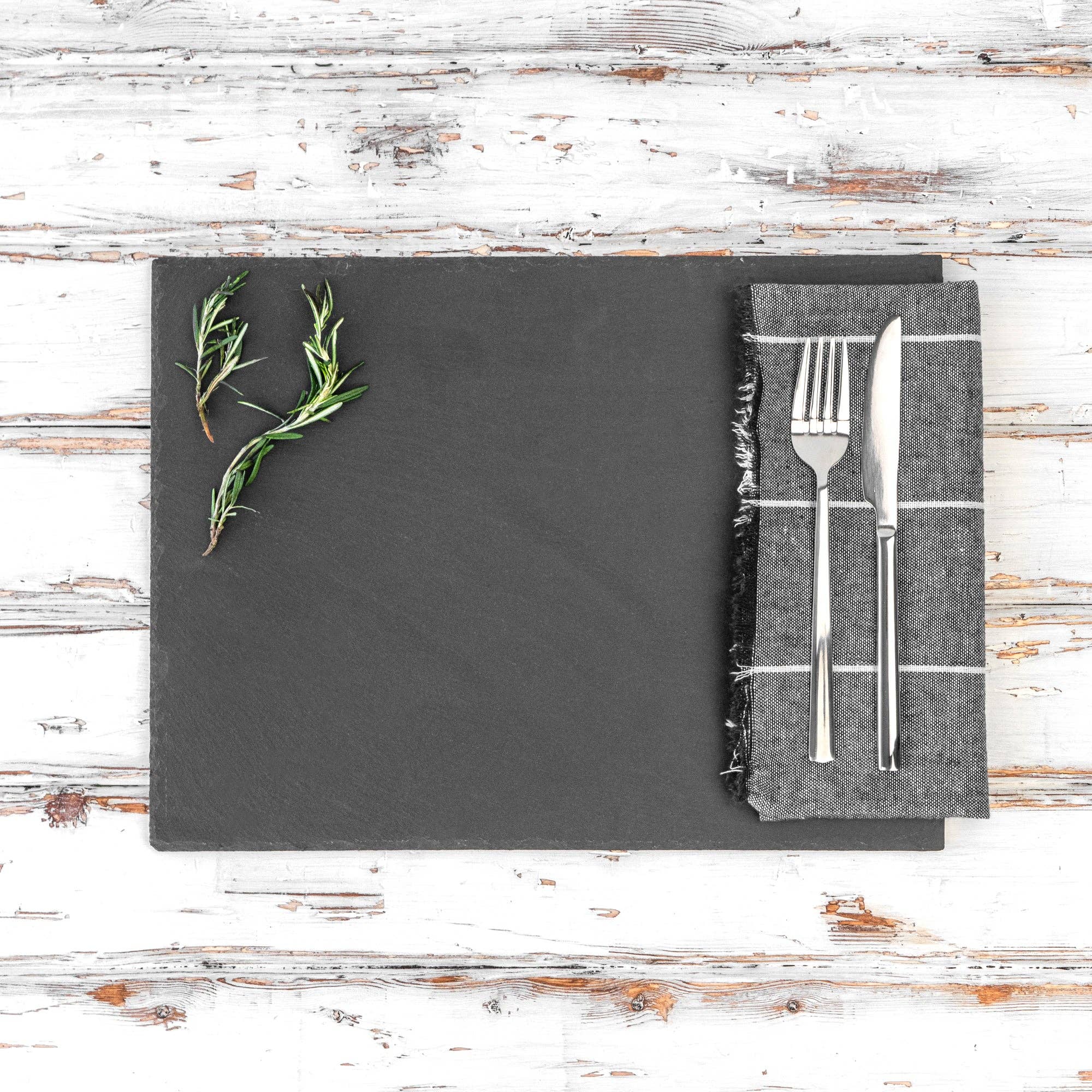 Rinkit Ltd – wholesale Placemat – Argon Tableware Rectangular Natural Slate Placemat Platter1