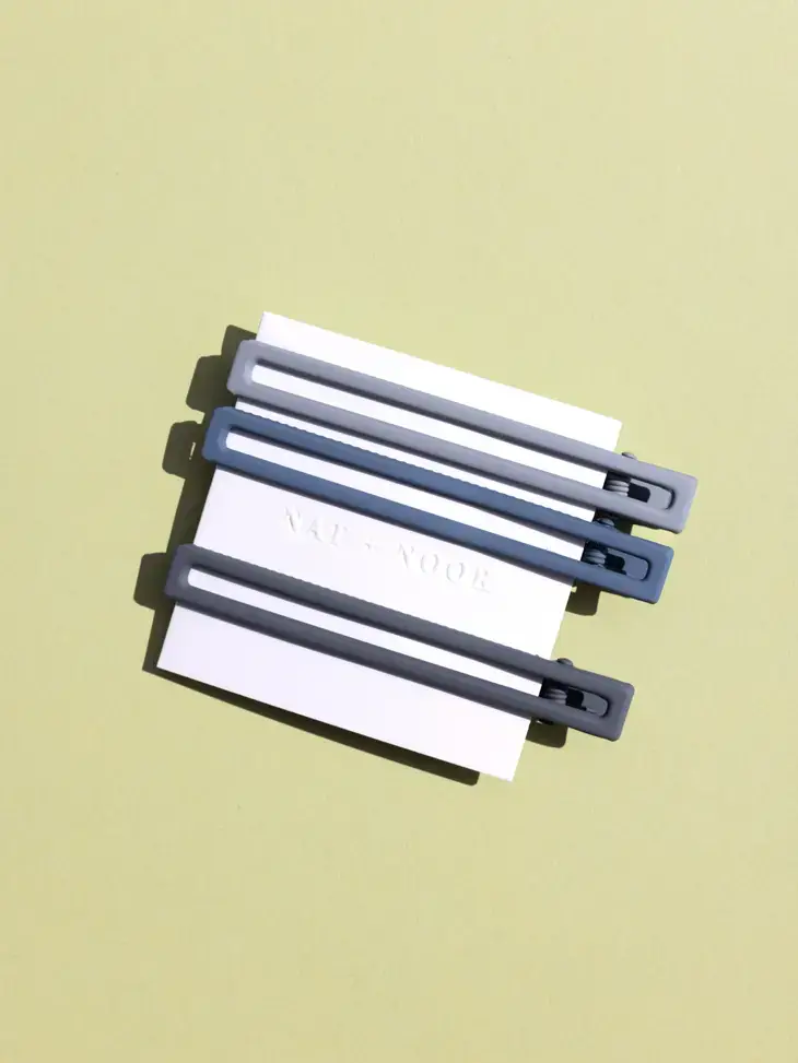 NAT + NOOR - Venta al por mayor Conjunto de accesorios para el pelo - Mujer - Set de 3 clips para cabello estilo aligator Yarrow en colores surtidos8