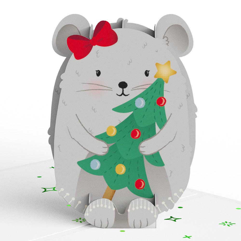 Lovepop Cards - Wholesale Everyday Greeting Card - Sparkling Winter Village: Tinypop™ Mini Card Set 2 x 2.8"9