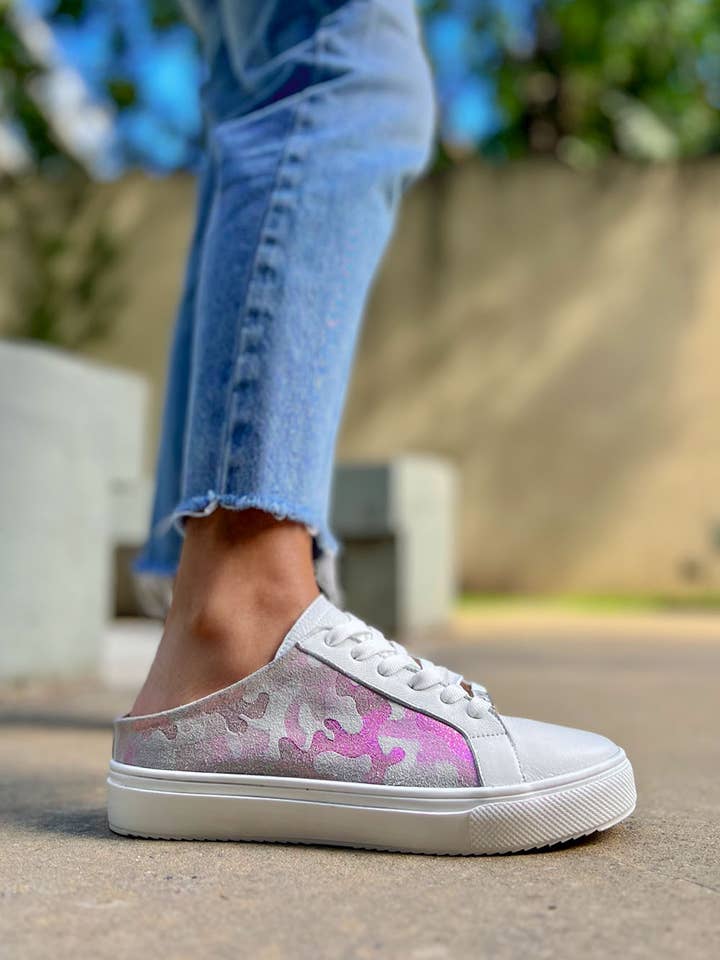 Halley - Army Pink - Ténis Artesanais de Pele de Vaca por atacado de PMK SHOES