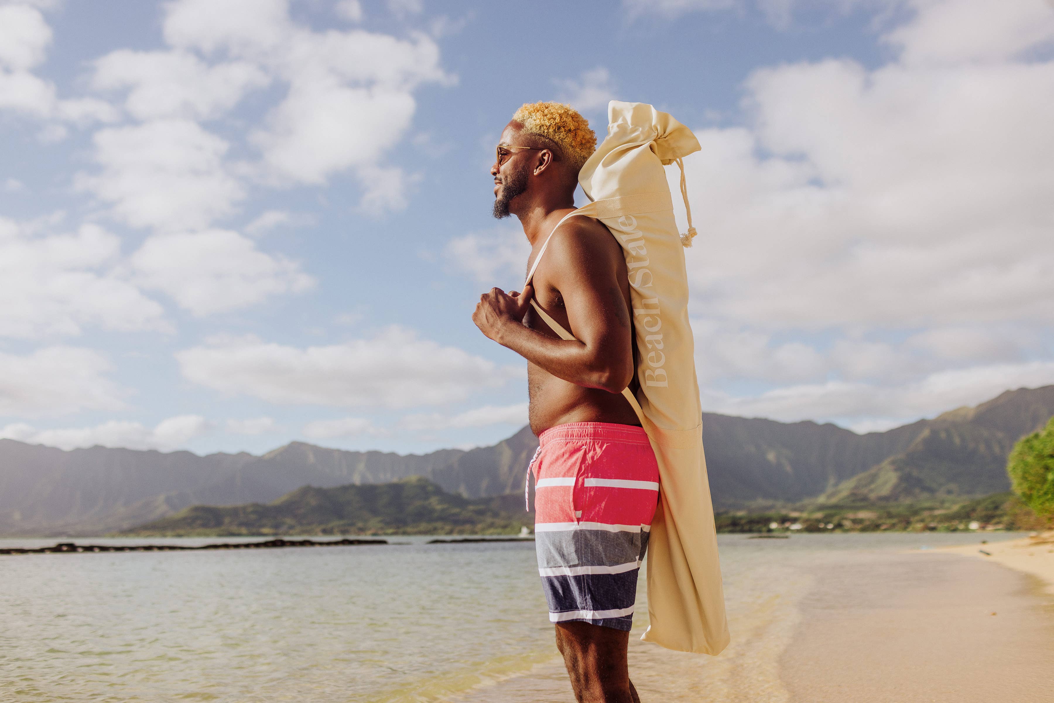 Bois flotté Parasol de plage Beach State Summerland - Bois flotté en vente sur Faire12