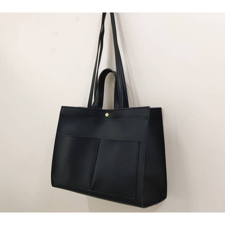 Comfortarians - Wholesale Tote Bag - Women's - Large Leather Tote Bag, Soft Leather Campus Bag