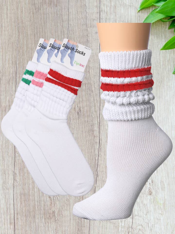 Meias de Cano Alto Brancas de Algodão para Mulher - 1 Par Tipi Toe por atacado de Isadora, Tipi toe, & James Fiallo