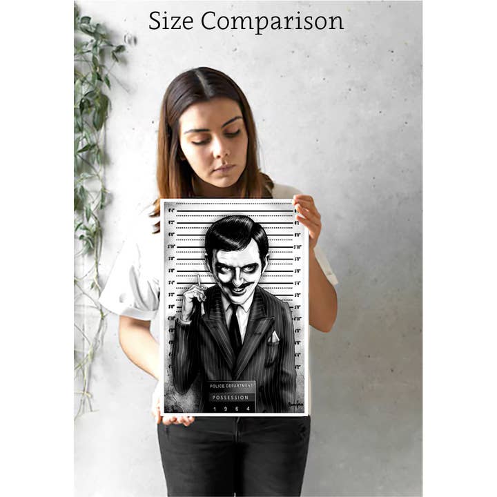 Black Market Art - Wholesale Art Print - GOMEZ - Gomez Addams Family TV Show Art Print4