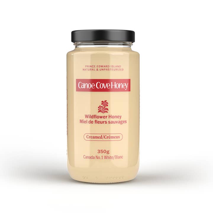 Wildflower Honey, Creamed | 350g for wholesale by Canoe Cove Honey