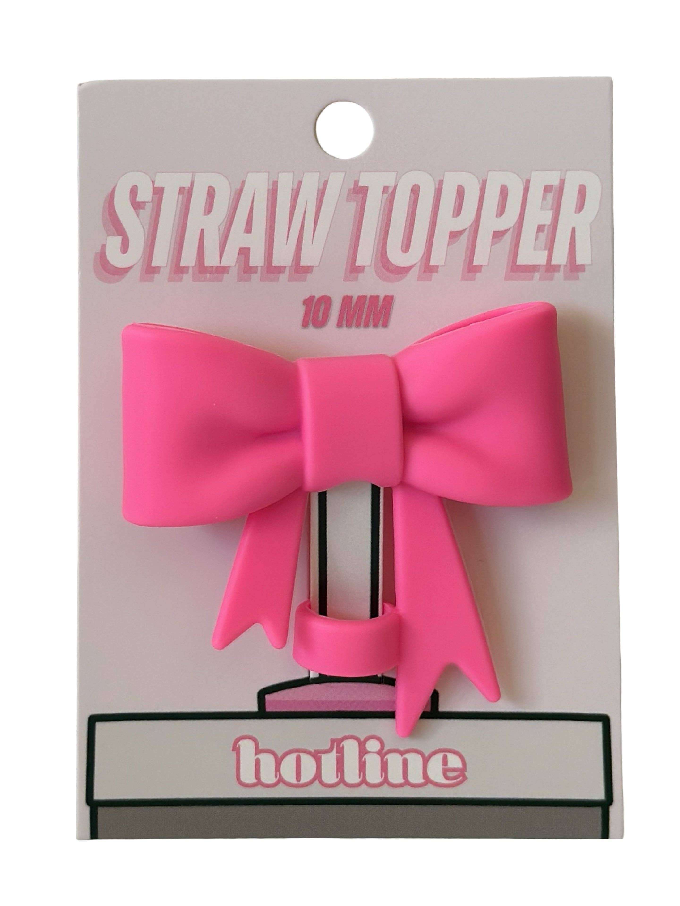 Shop Hotline - Wholesale Drink Topper - Large Bow Straw Toppers1