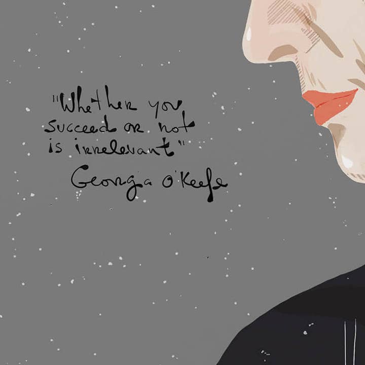 Violet Red Studio - Wholesale Everyday Greeting Card - Georgia O'Keefe4