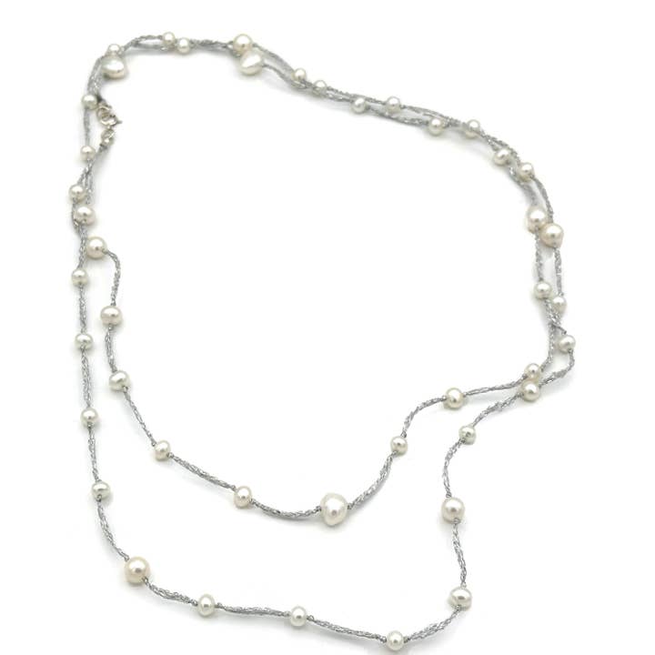 Snowball Wrap Necklace or Bracelet for wholesale by Jules by the Sea